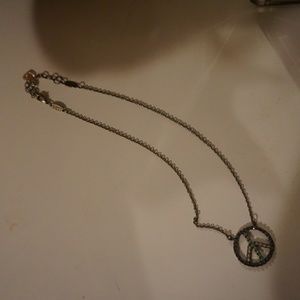 Sabika peace sign necklace
